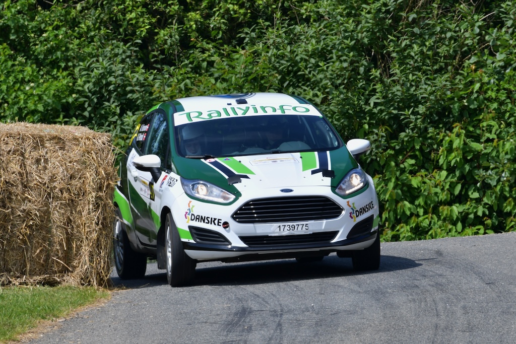 Anders Kirkeby Hansen og Kasper Pinholt kørte i Rally Sønderjylland deres første rally sammen og sluttede med en klassesejr.
(Foto: Morten Dam - autoMOTIV/specialpress)